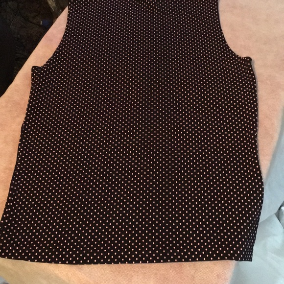 Slinky Black With Pink Polka Dots Shirt - Picture 4 of 4